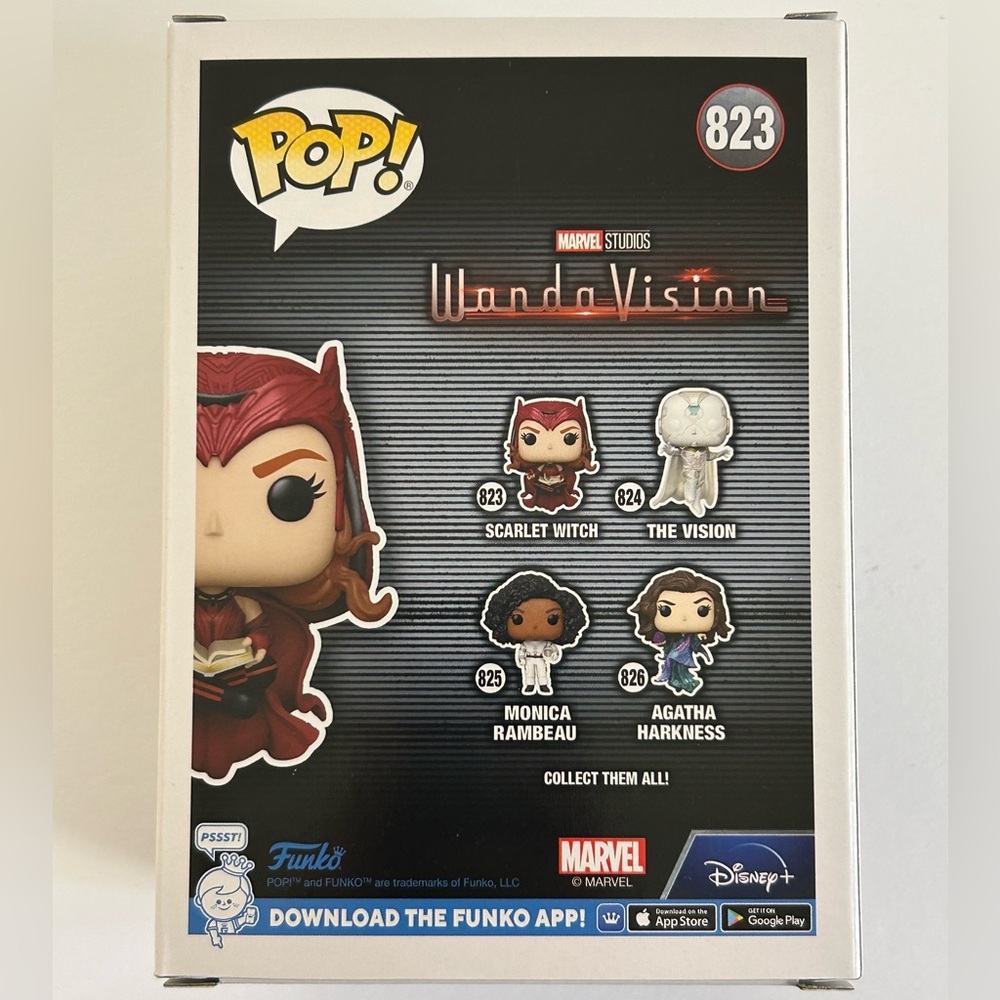 Funko Scarlet Witch #823 Red Glitter Marvel Collector Corps Exclusive - Picture 15 of 15